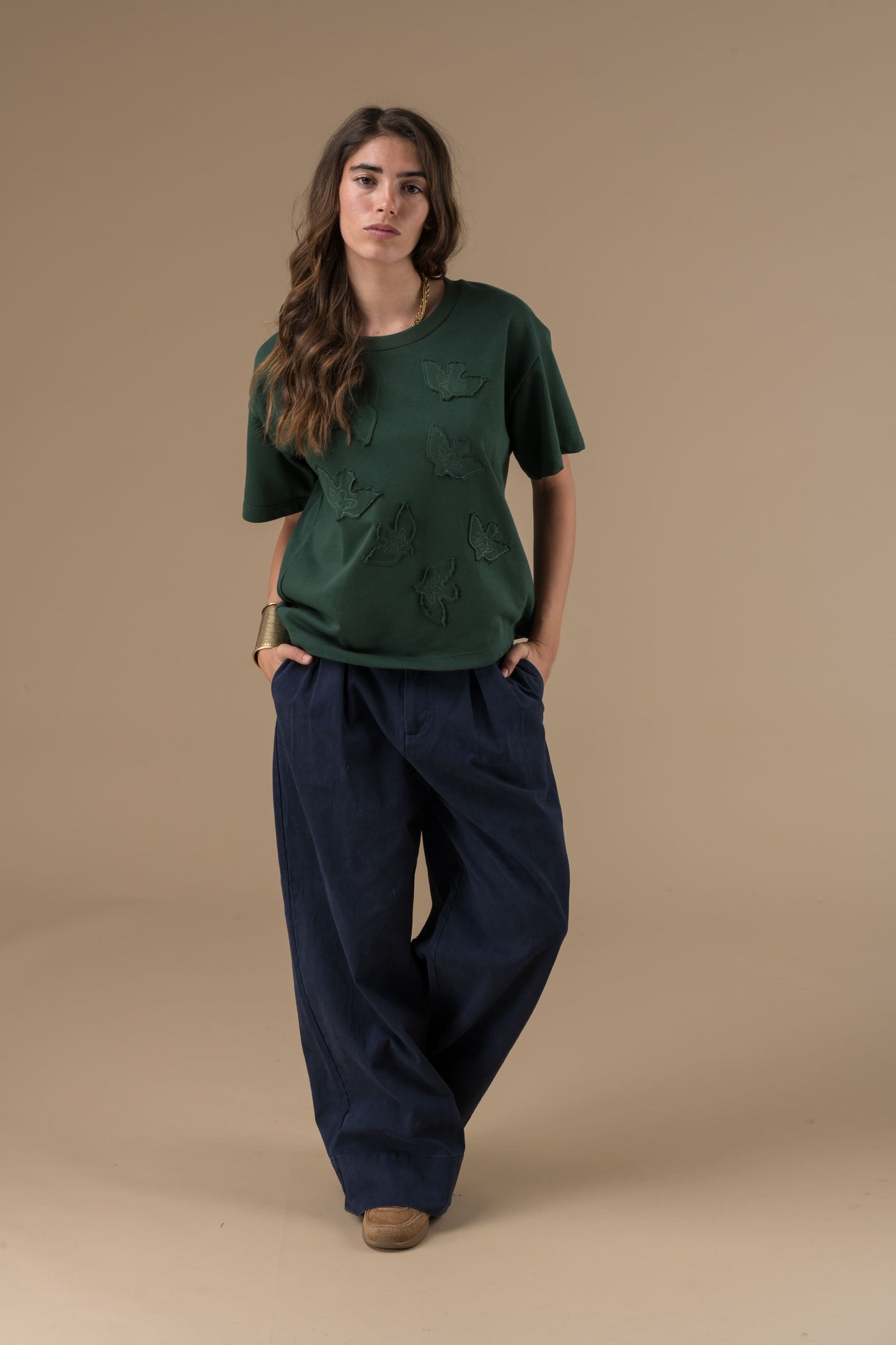 T-shirt Bobbie Vert Aqua manches courte