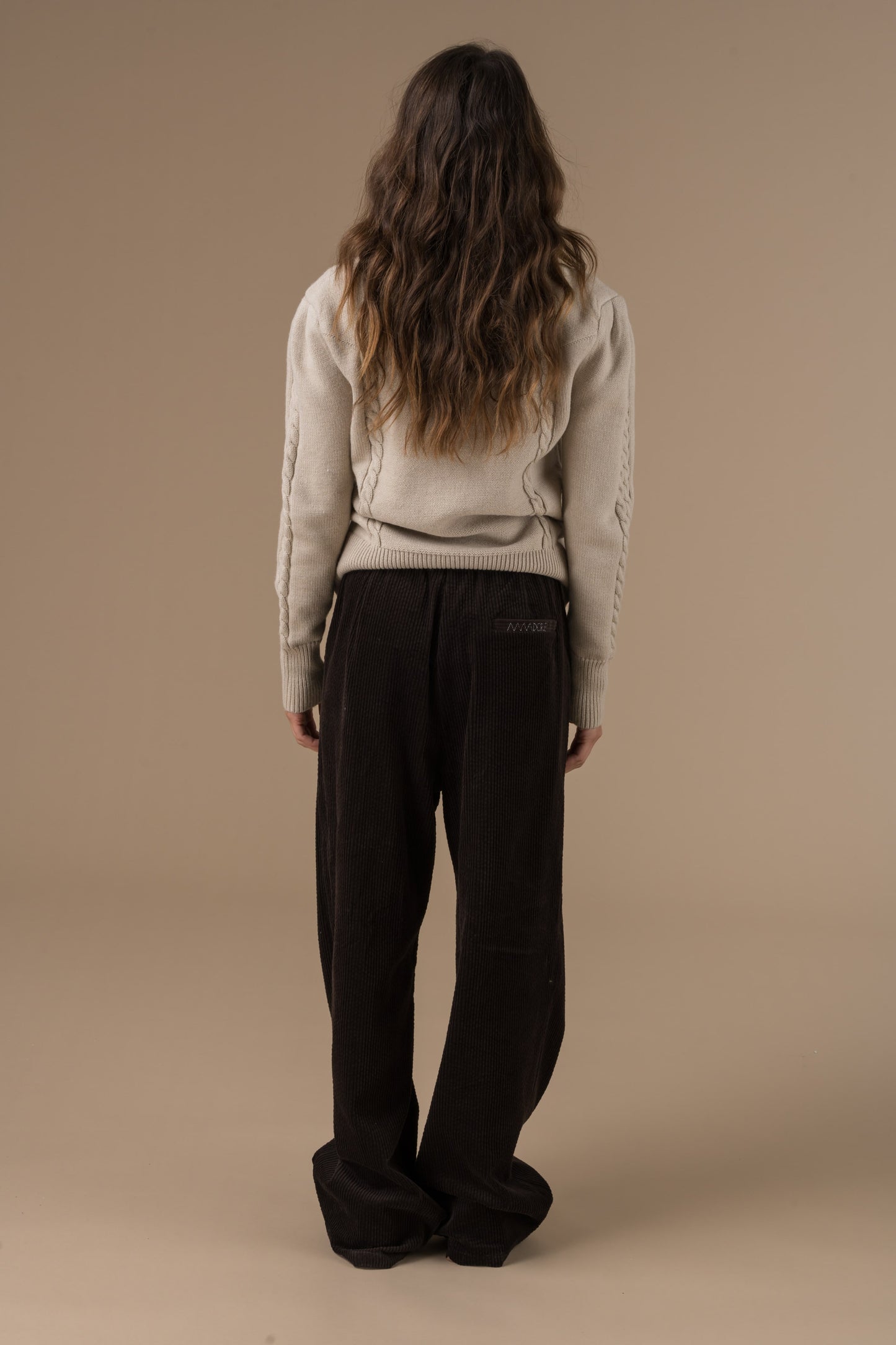 Pantalon Cleo velours côtelé esprit tailleur
