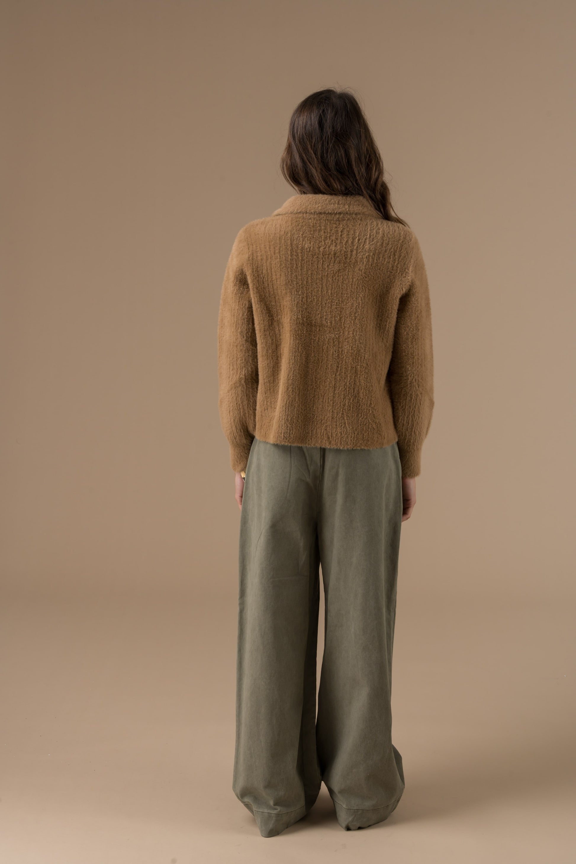Gilet Honorine manches longues en maille douce