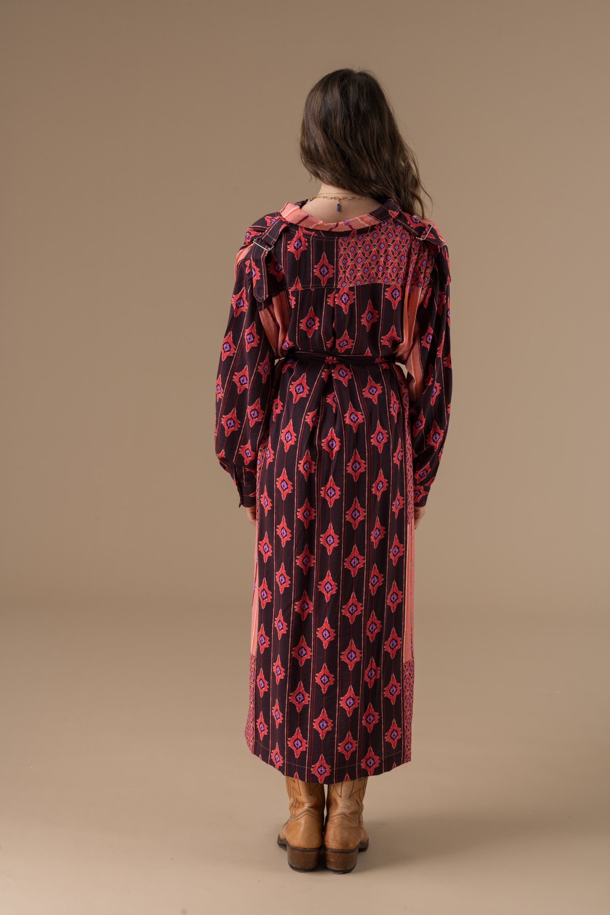 Robe Emilien à ceinture harmonie