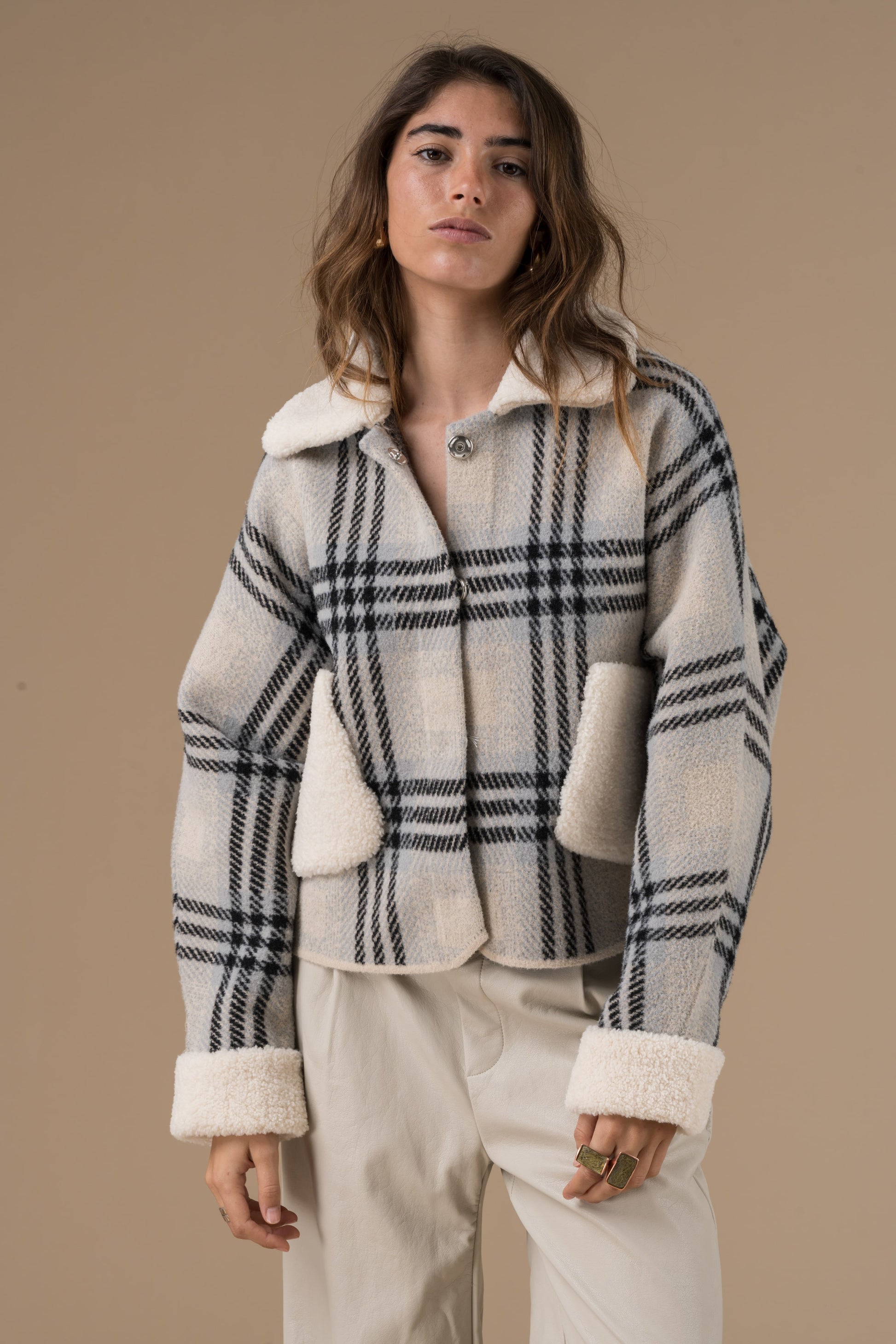 Gilet Chelsea en fausse fourrure