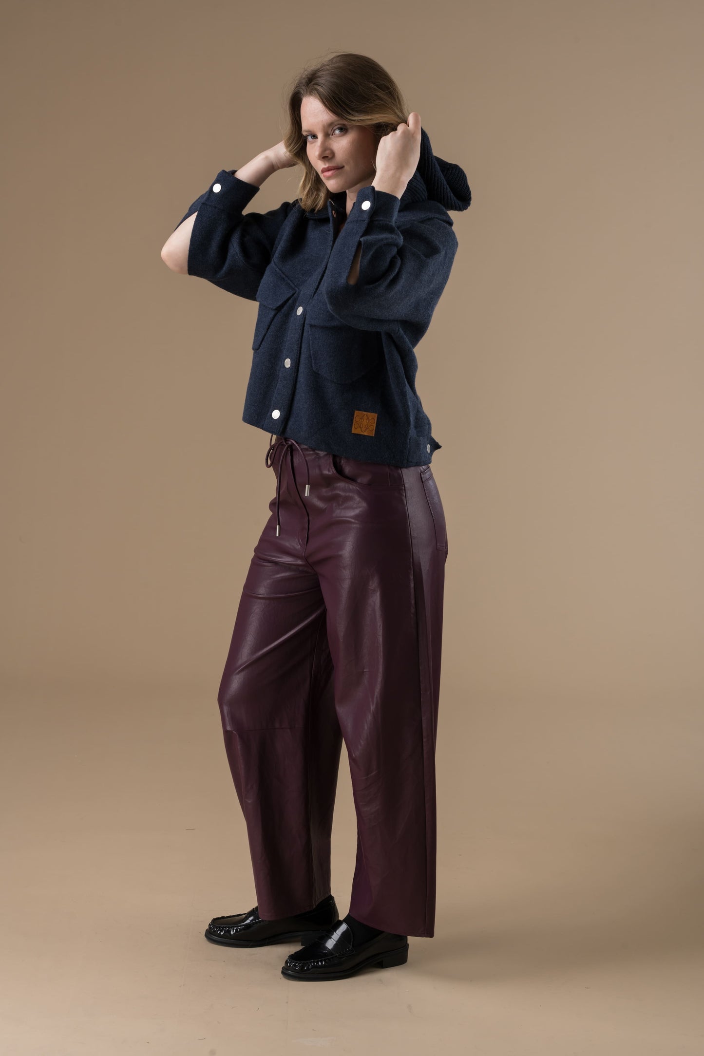 Pantalon Cleo velours côtelé esprit tailleur