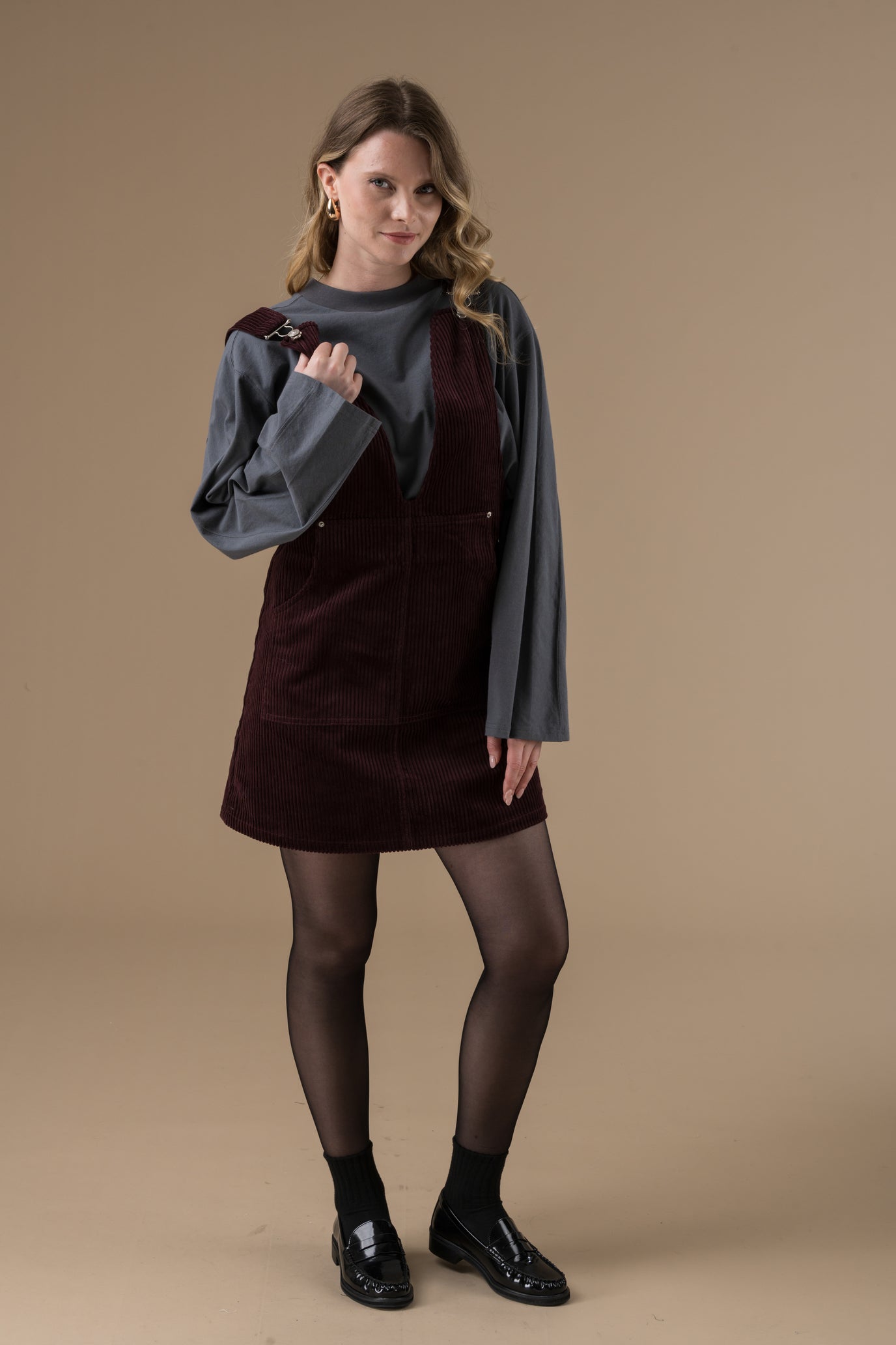 Robe salopette Paulina en coton