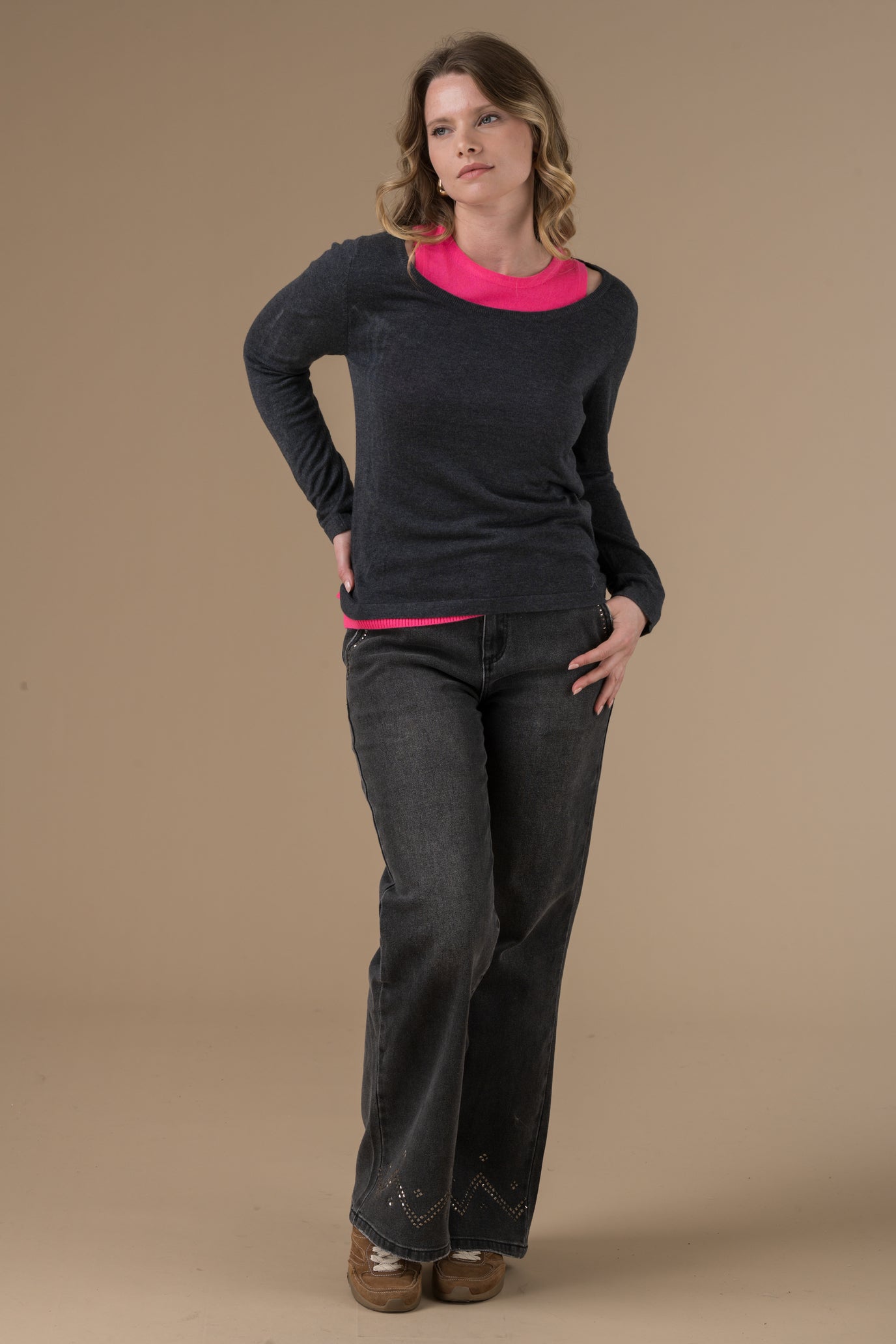 pull Rosine avec manches longues