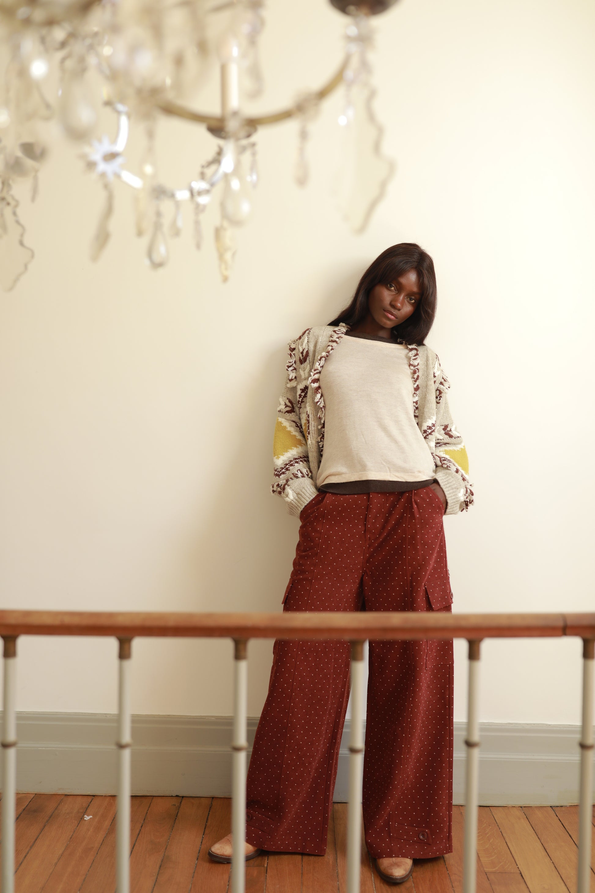 pull Rosine avec manches longues