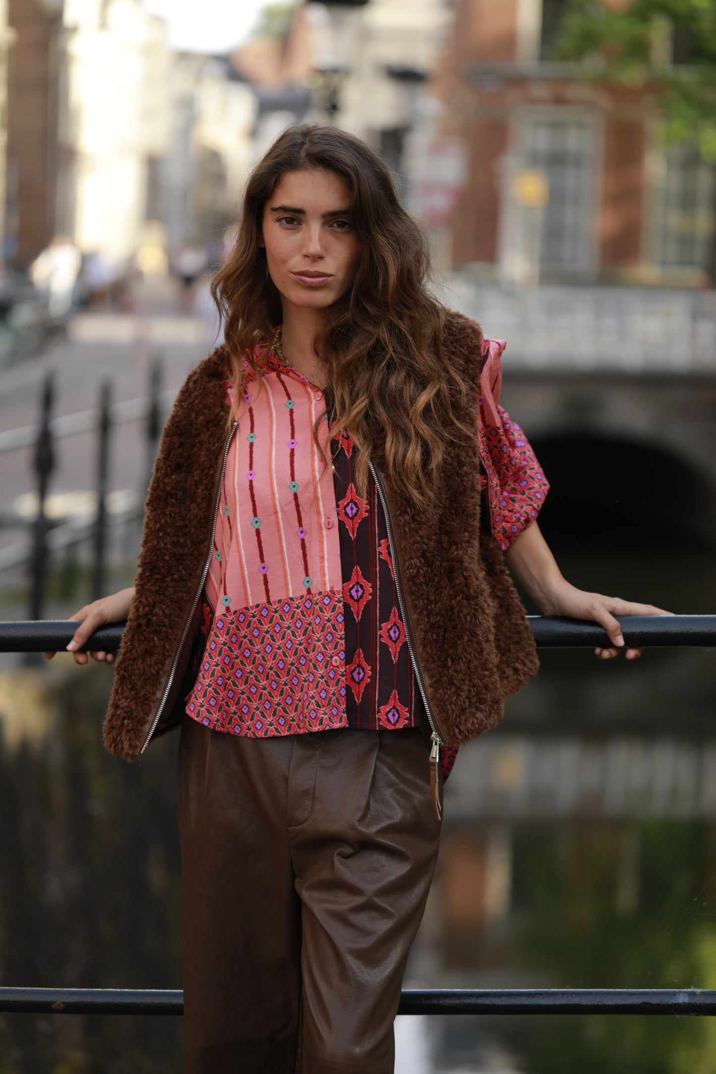 Gilet Ludmila fourrure façon shearling