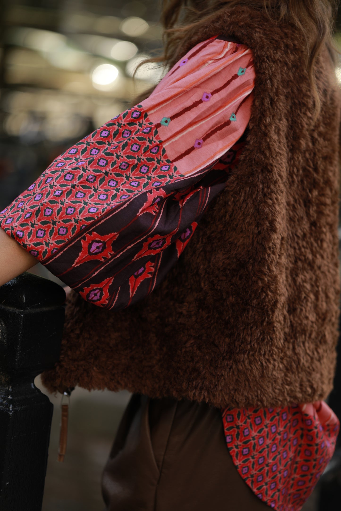 Gilet Ludmila fourrure façon shearling