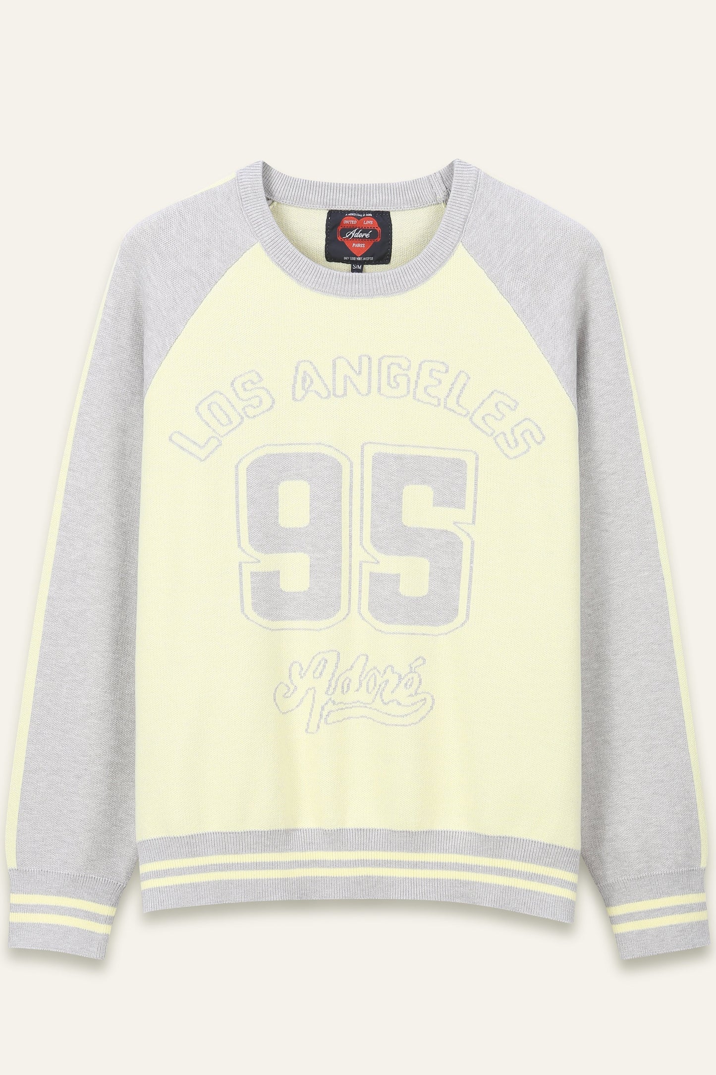 Pull Indira - Gris et Citron