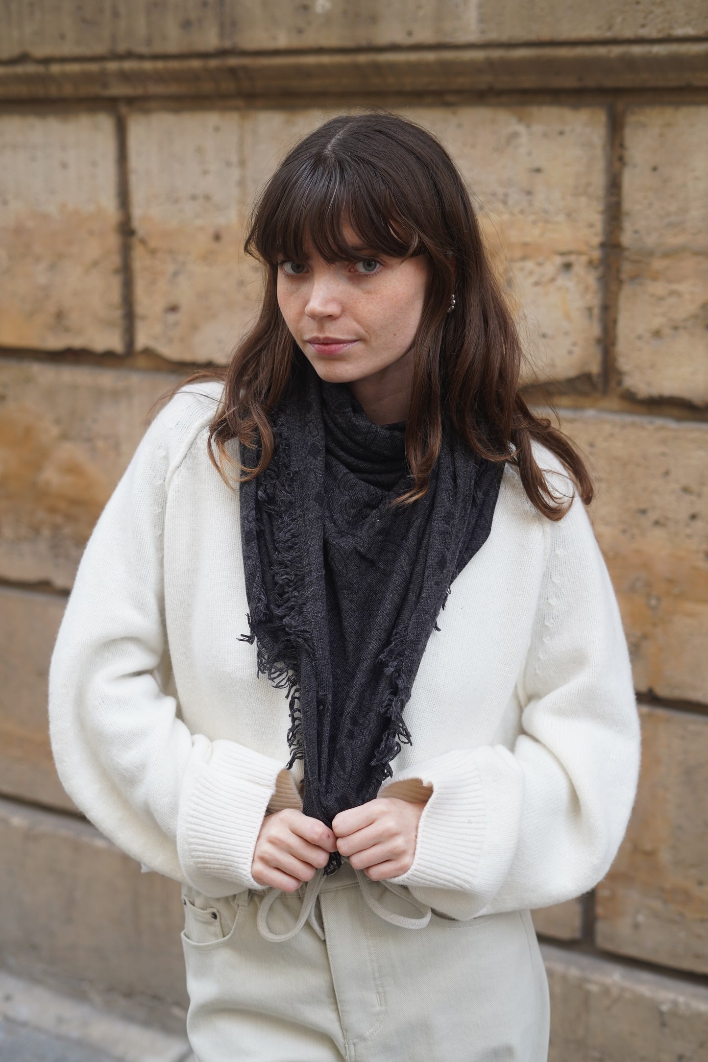 Foulard Bandana Leia Chat Carbone