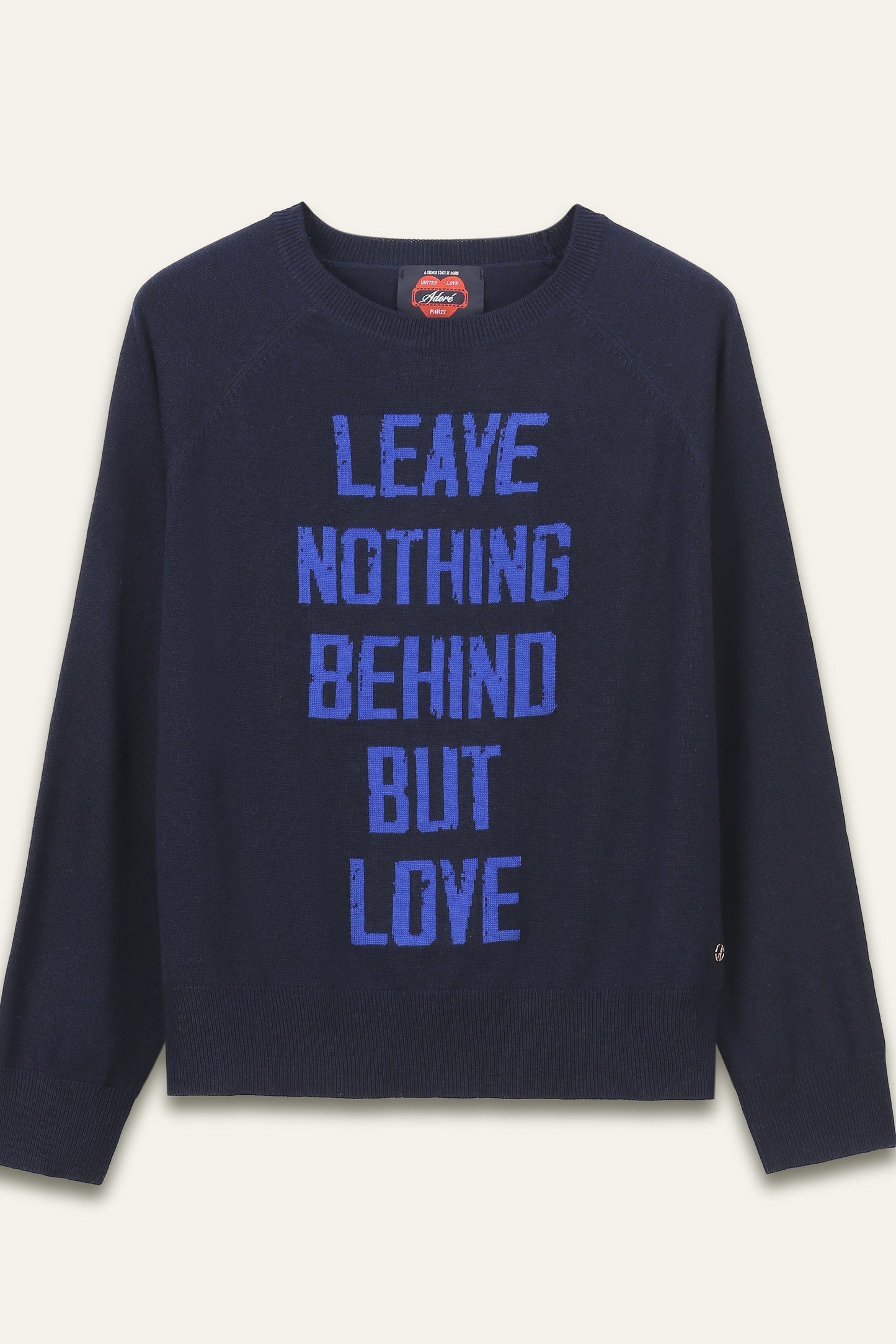 Sweat à message Loving - Marine