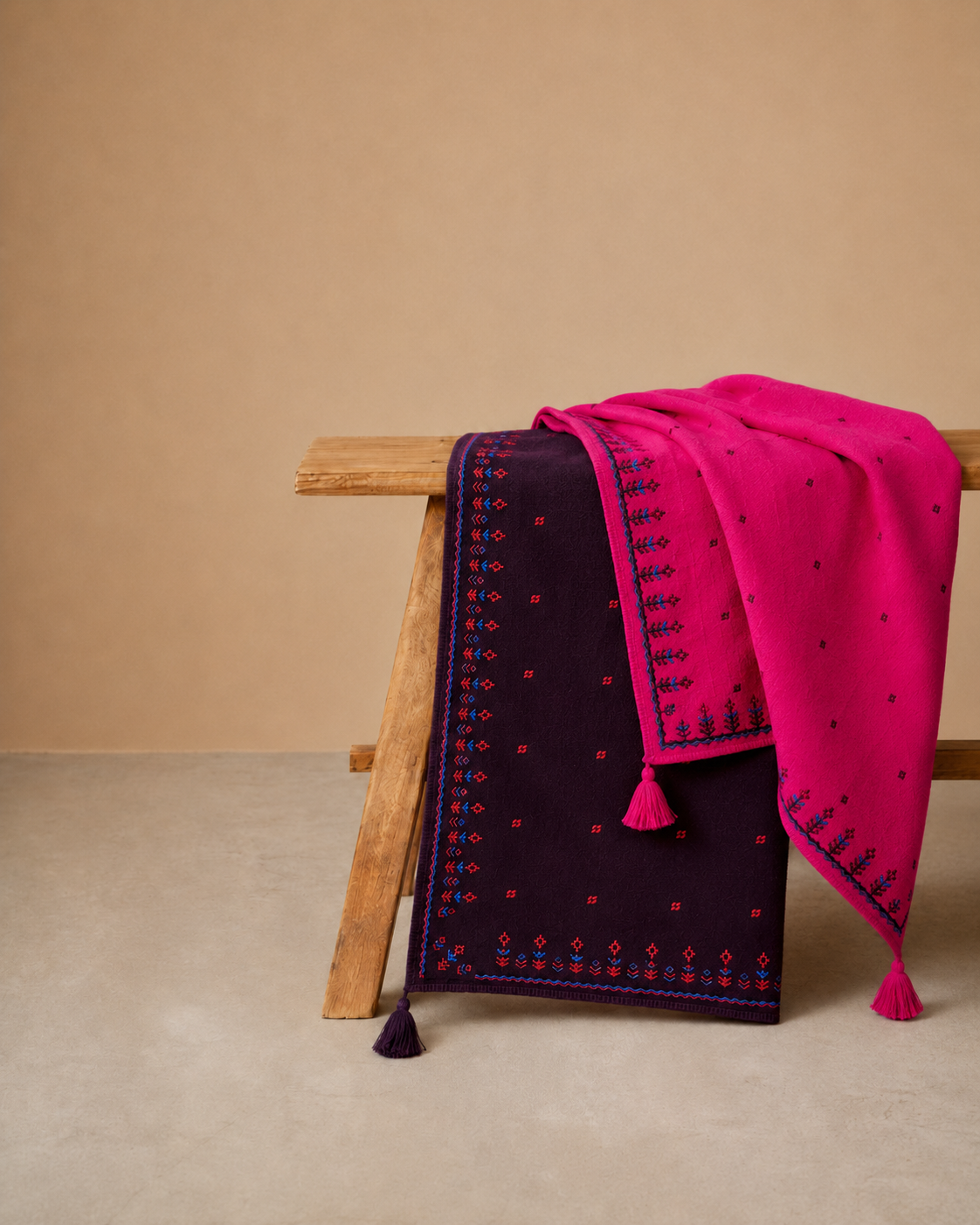 Echarpe Lucky - Ethnic Fushia