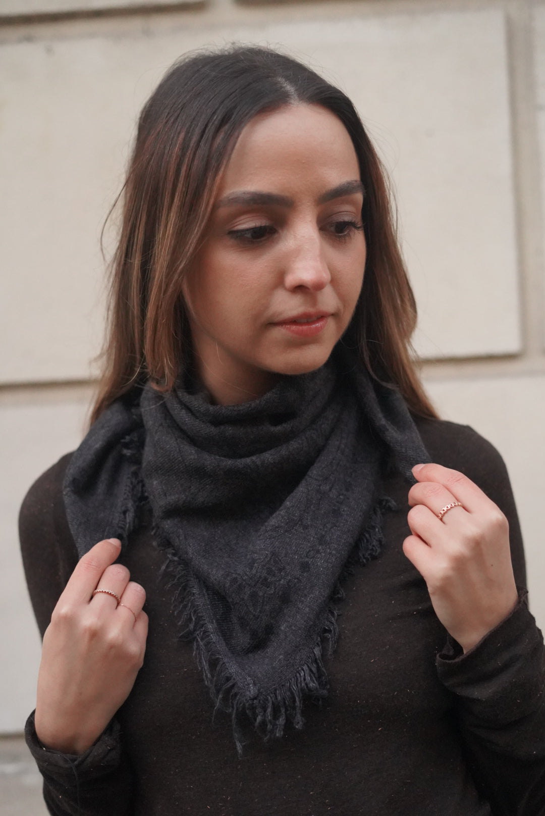 Foulard Bandana Leia Chat Carbone