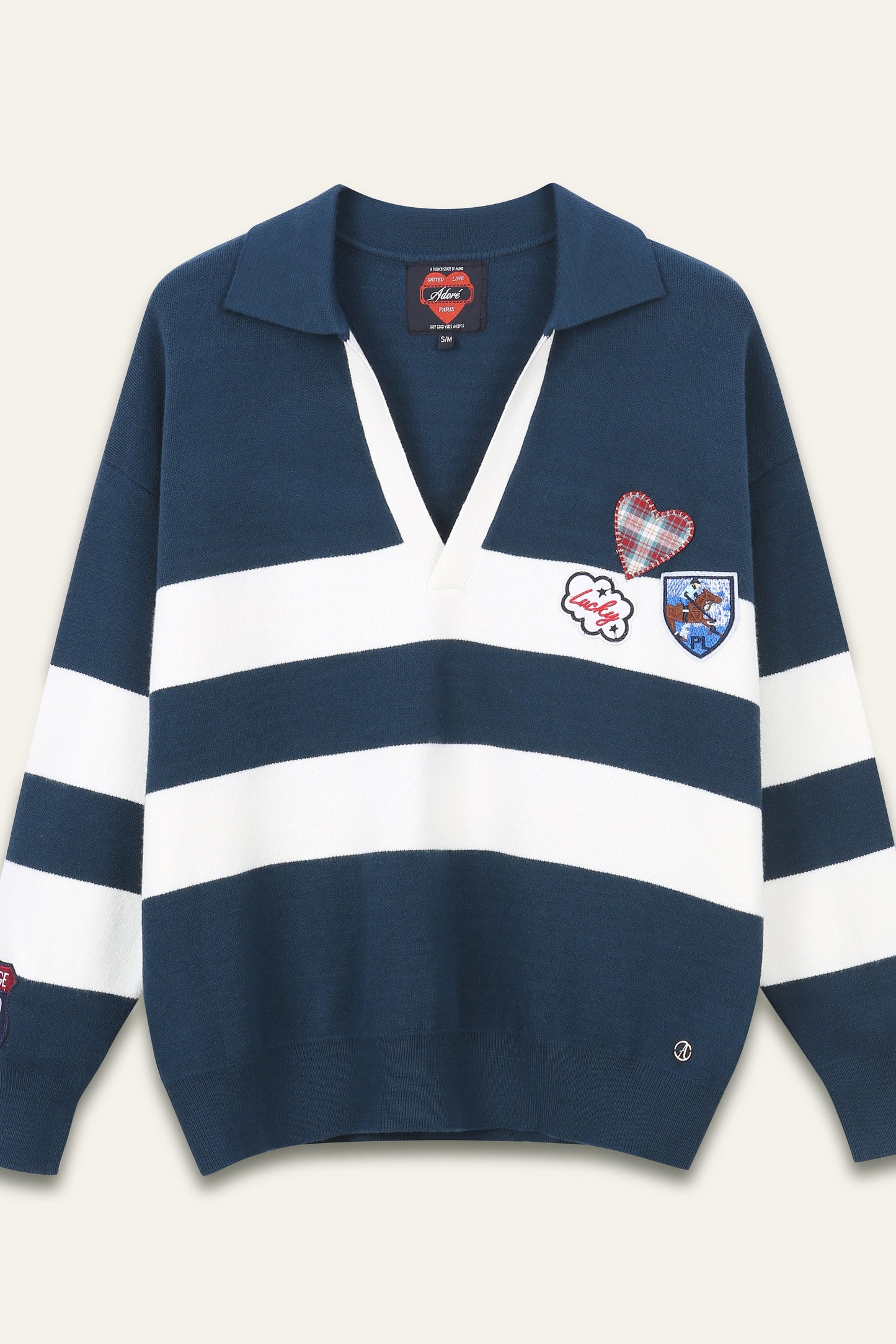 Pull Oriane - Rayures Marine