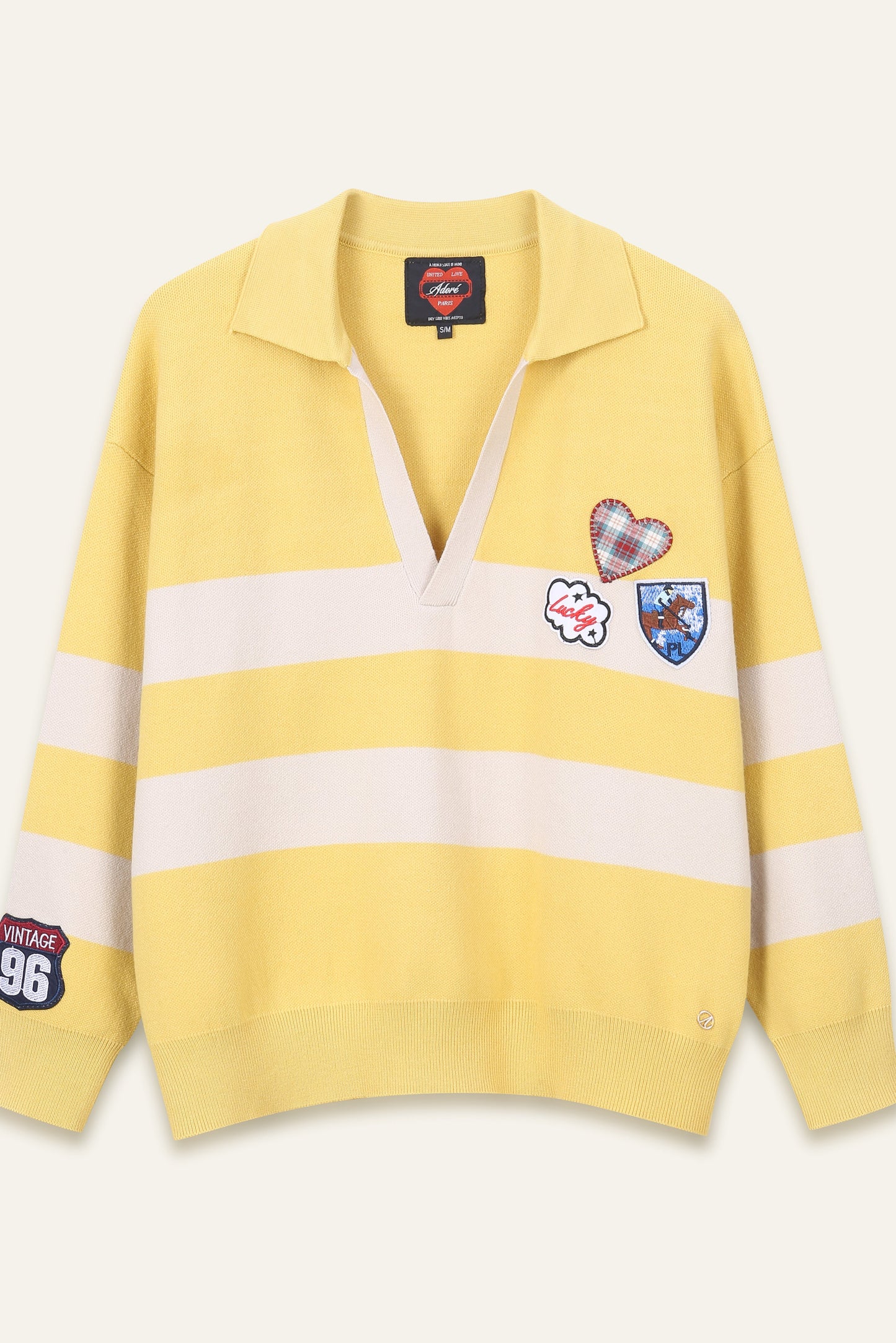Pull Oriane - Rayures Ocre