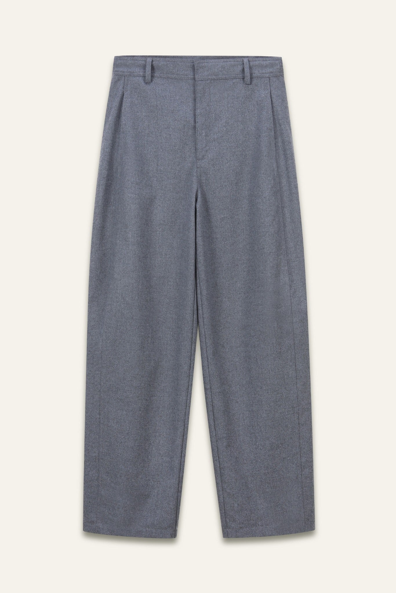 Pantalon de tailleur en laine Pia - Heather Grey