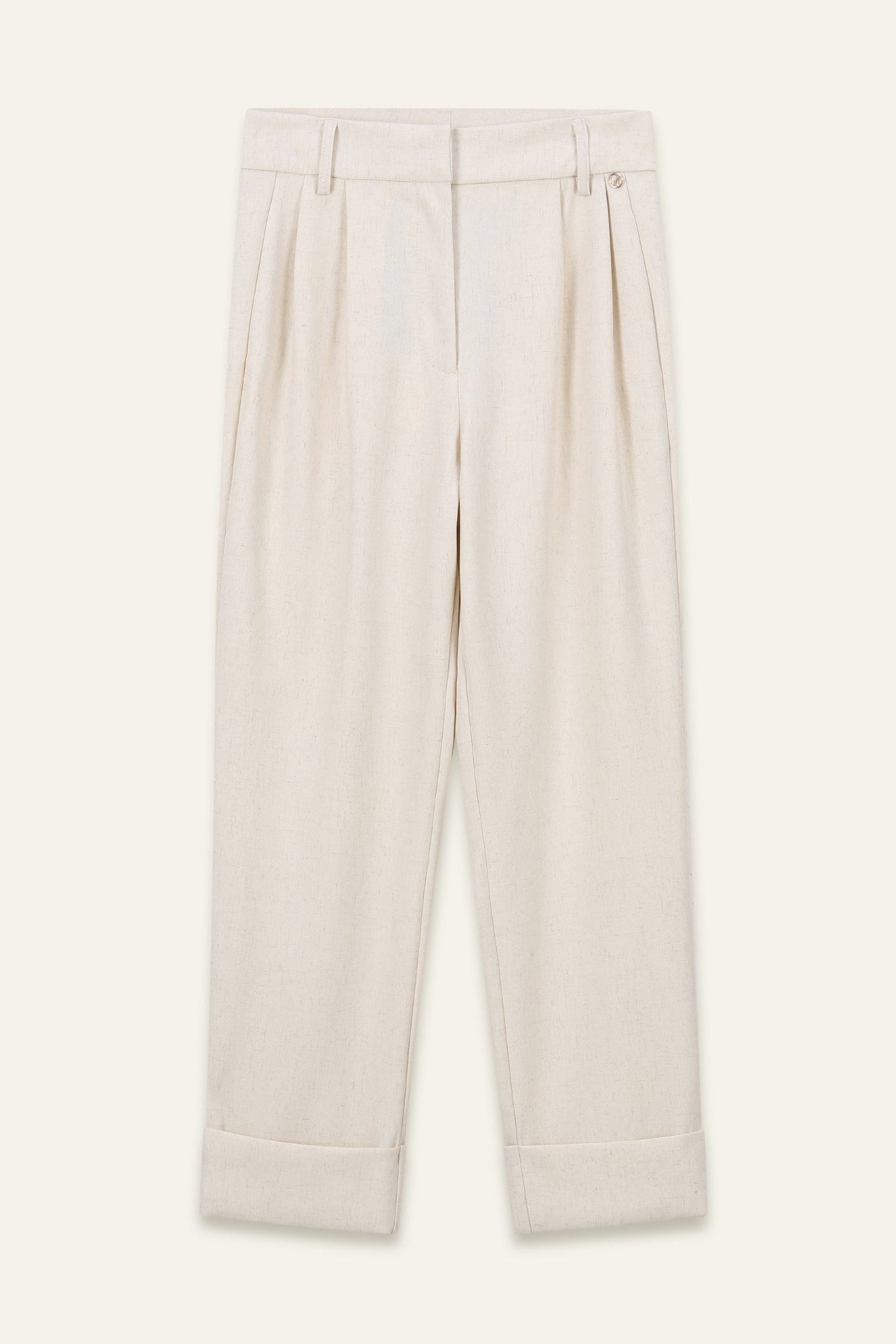 Pantalon de tailleur Zolina - Beige