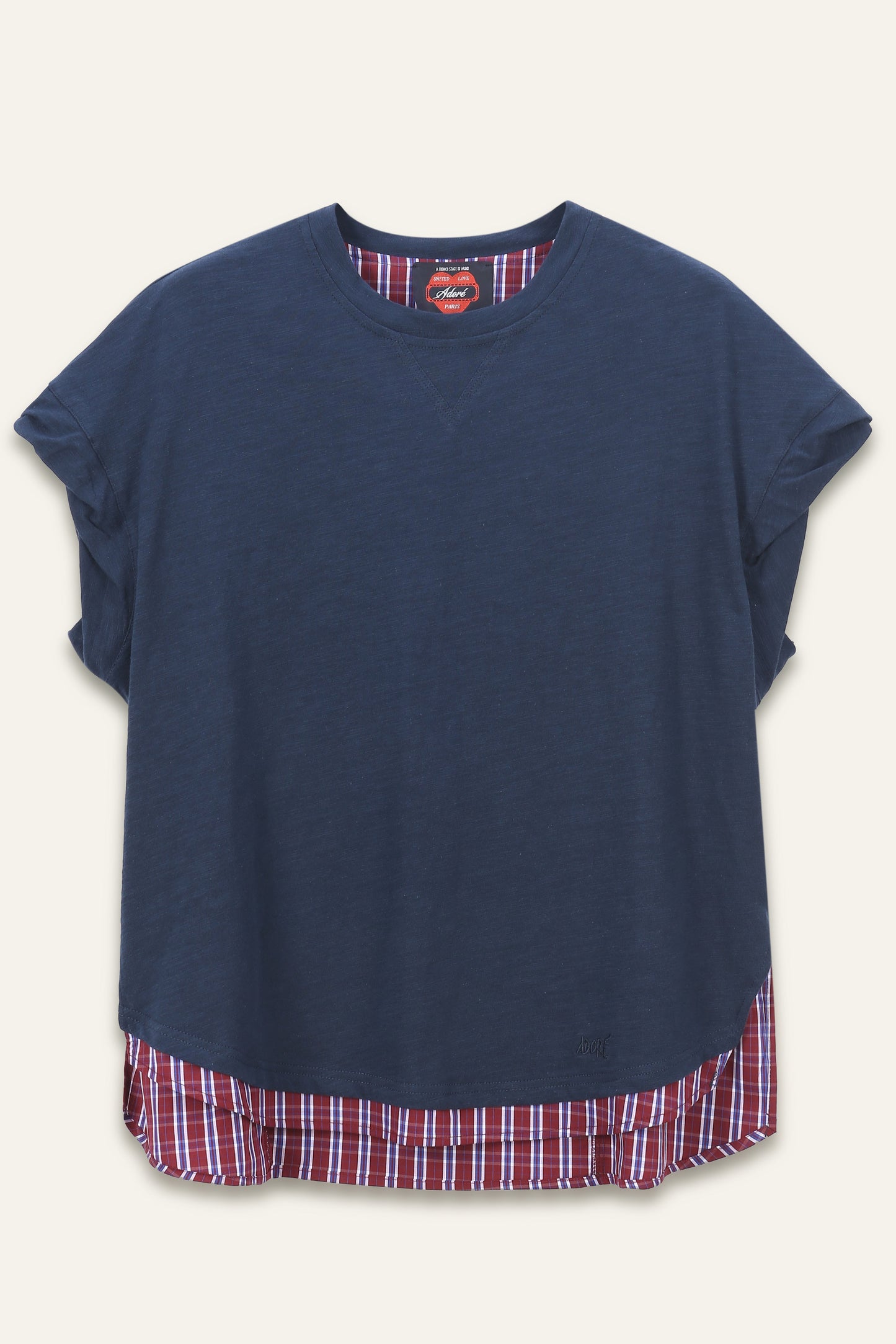T-shirt bi-matière Estuve - New Bleu Electrique