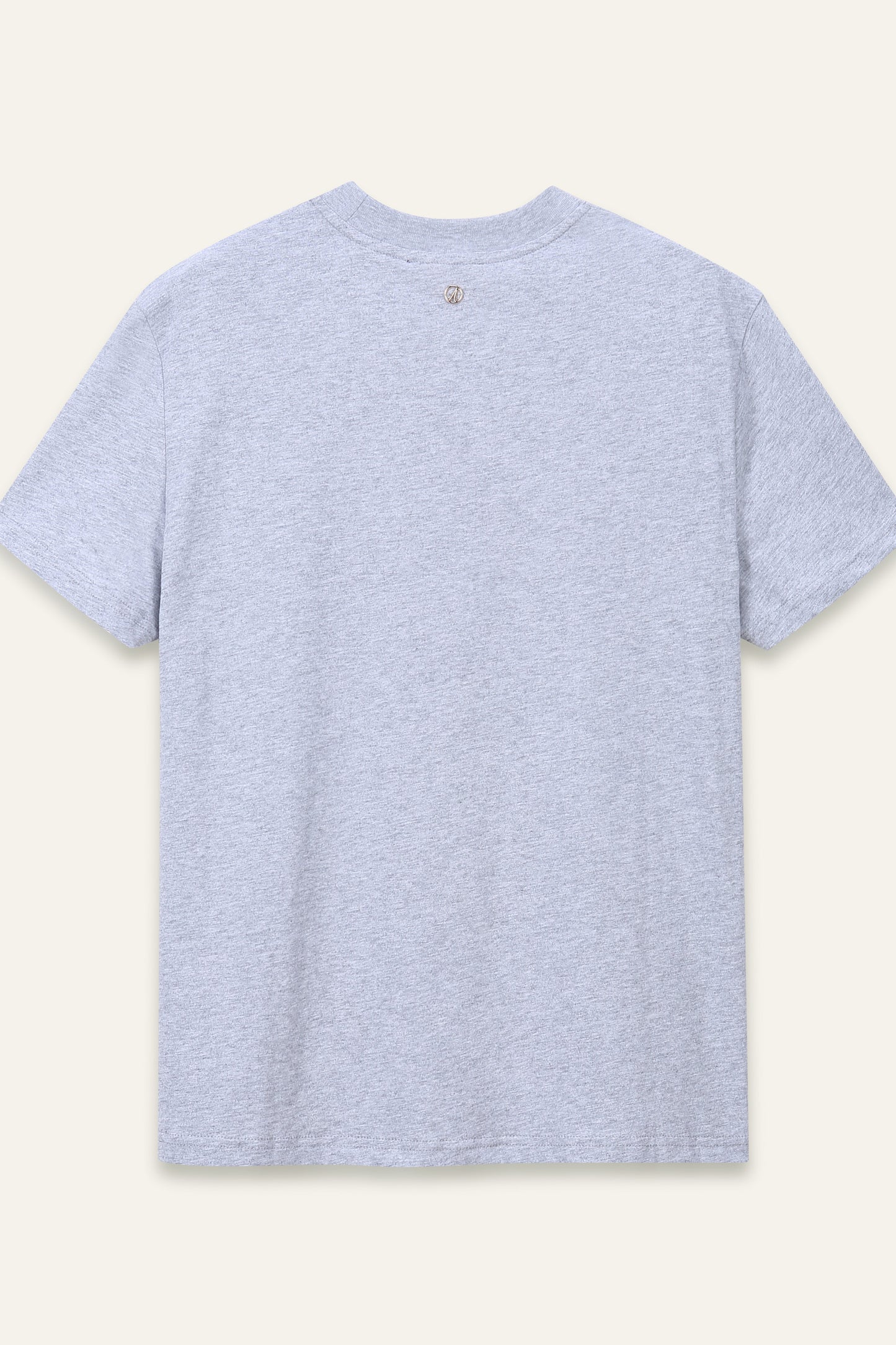 T-shirt brodé Alice - Gris chiné