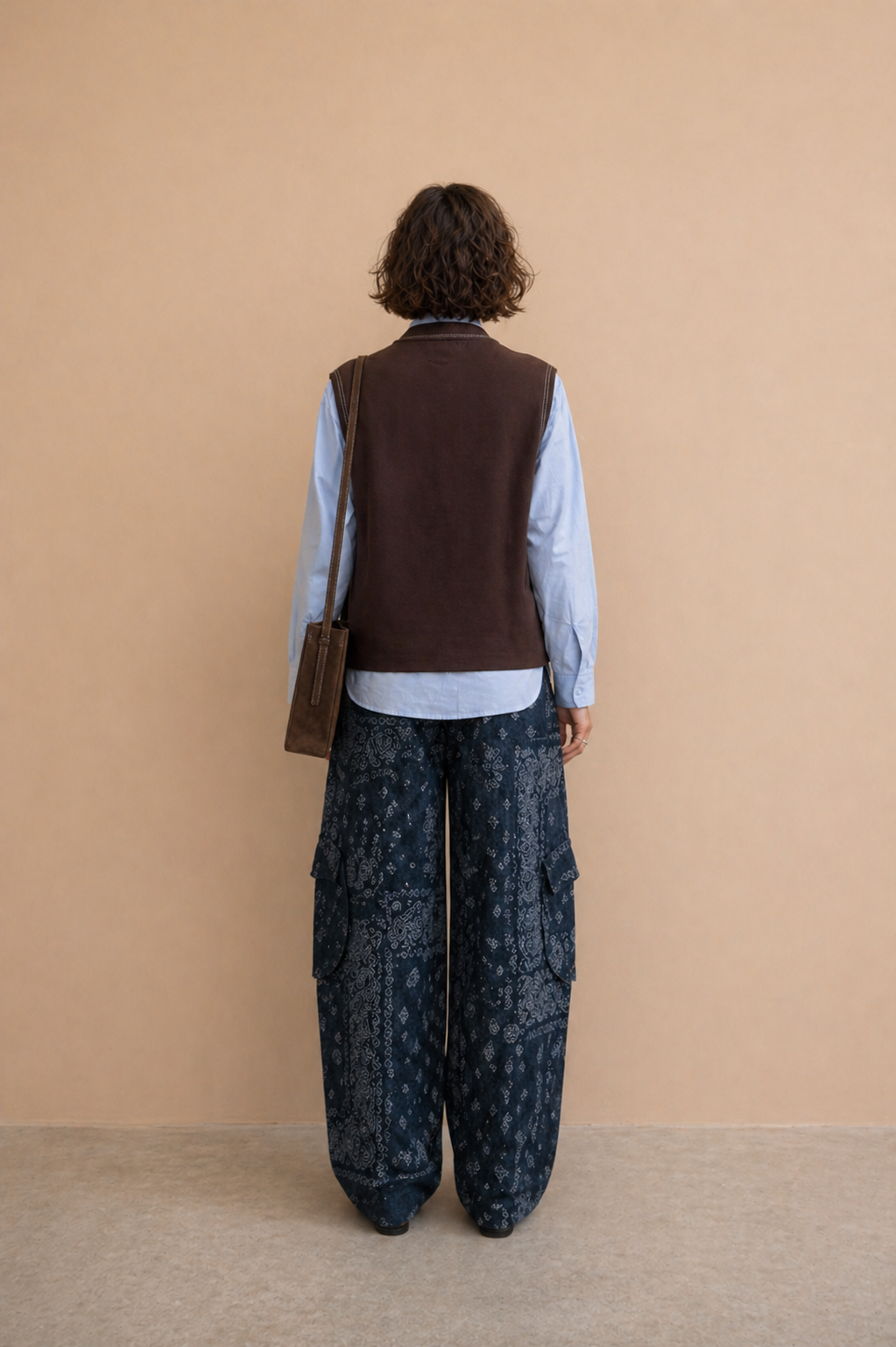 Gilet sans manches Tomette - Chocolat