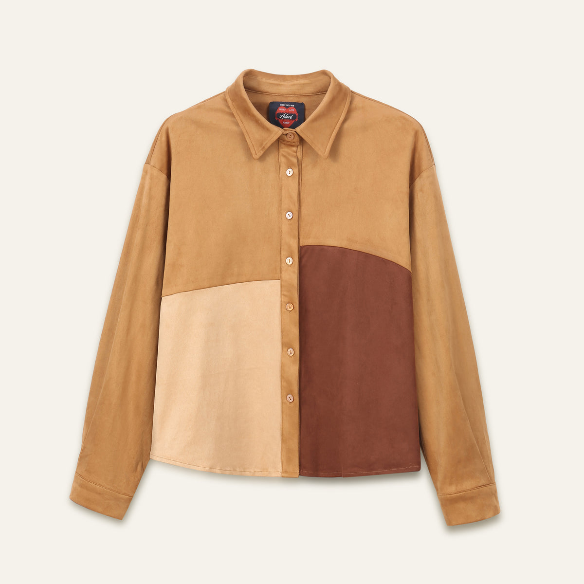 Chemise Orchide - Patchwork Brun