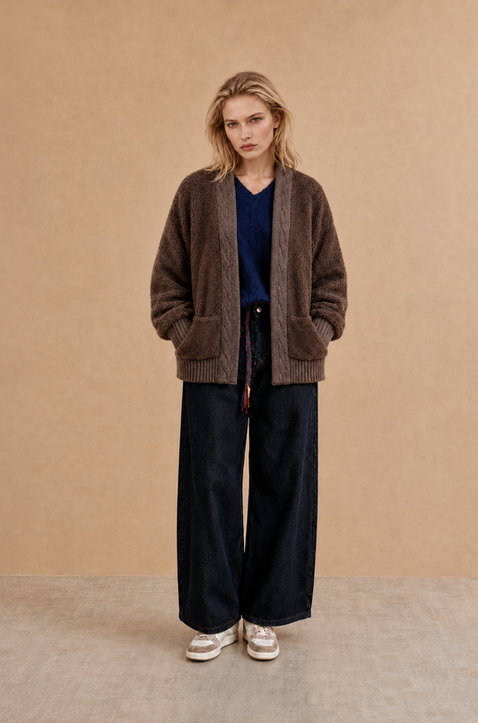 Cardigan Robine - Chocolat