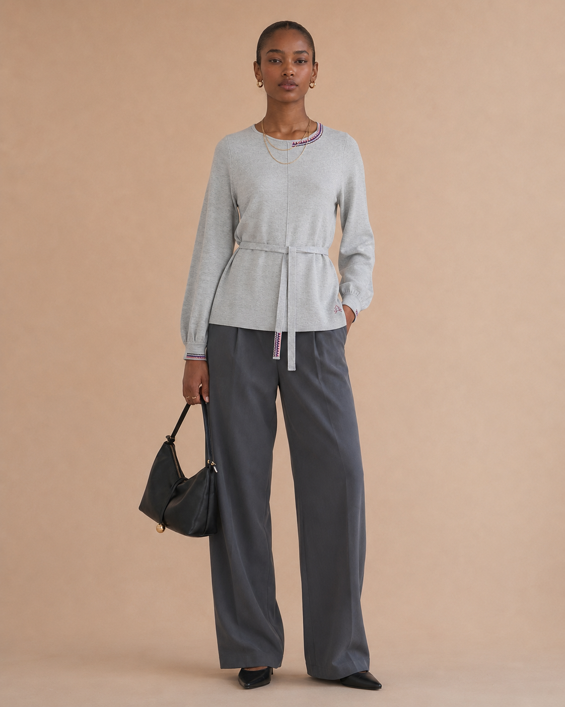 Pull Bertilde - Gris chine