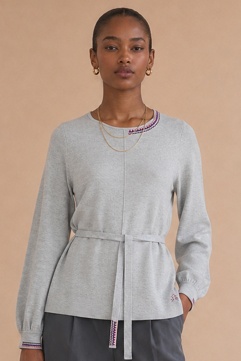 Pull Bertilde - Gris chine