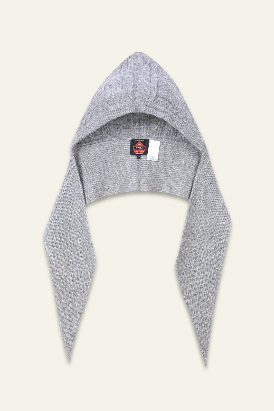 Cagoule en maille Augusta - Gris