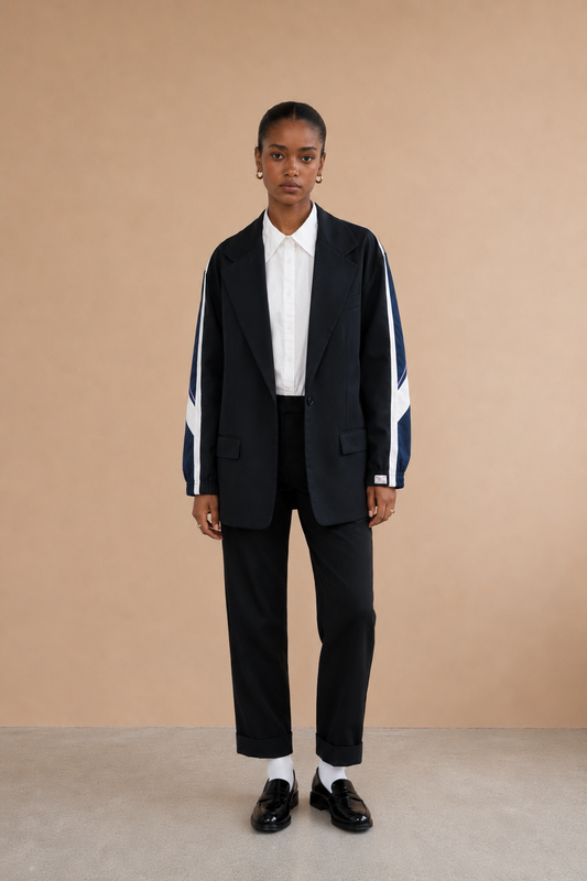 Blazer Alba noir et marine
