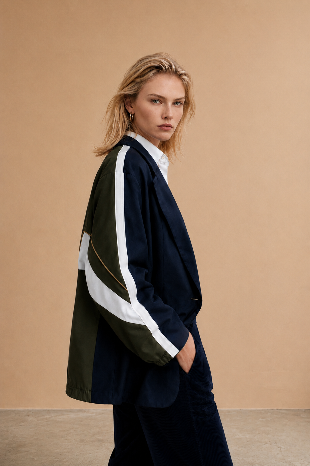 Veste Alba - Marine et Kaki