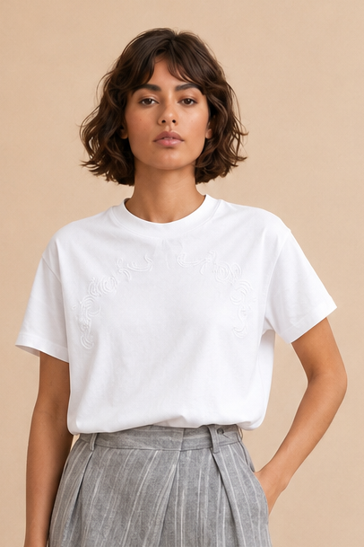 T-shirt Alice - Ecru