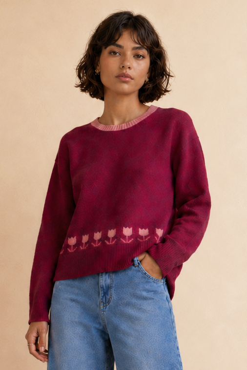 Pull Ariel - Bordeaux