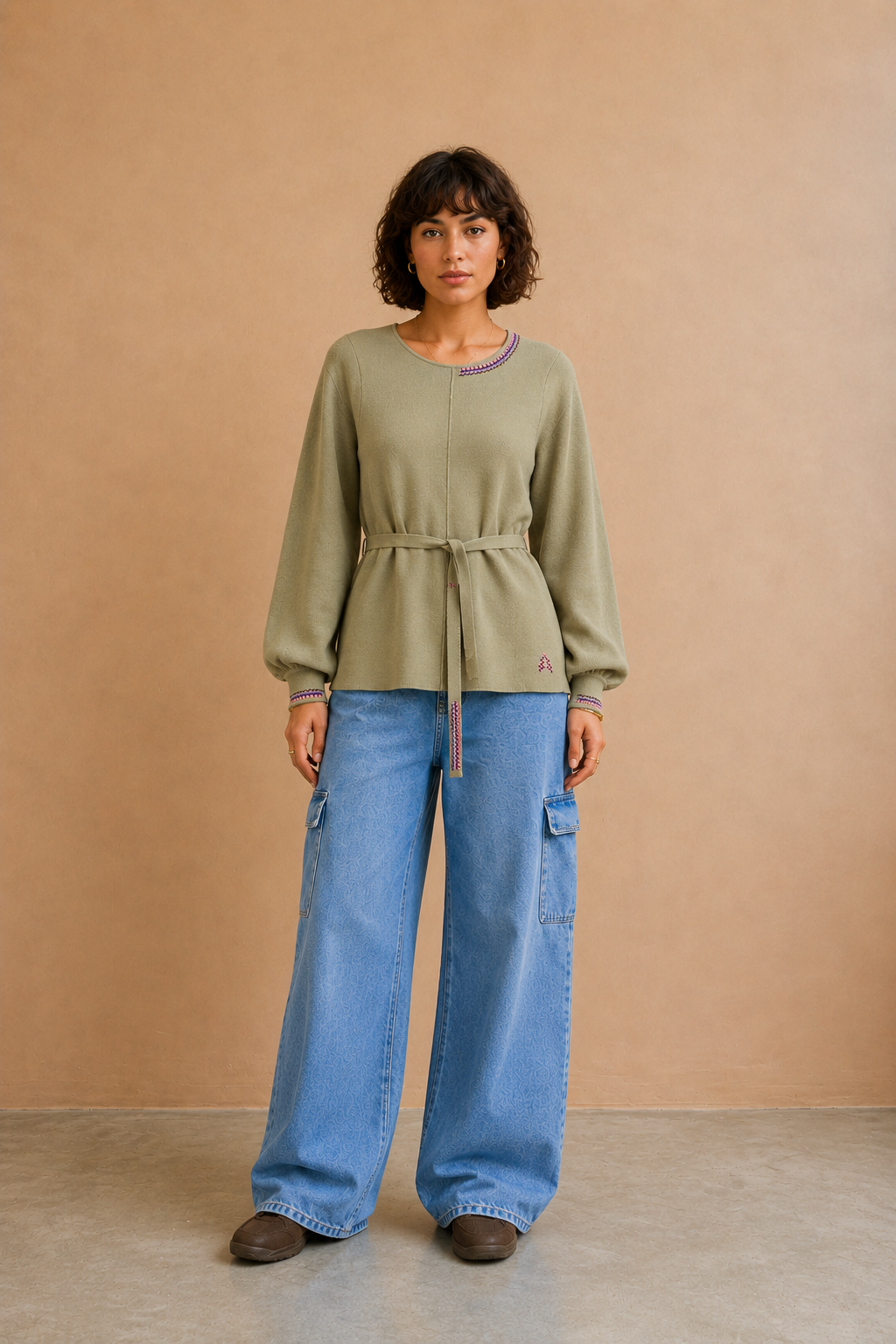 Pull Bertilde - Olive