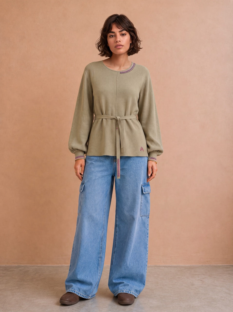 Pull Bertilde - Olive
