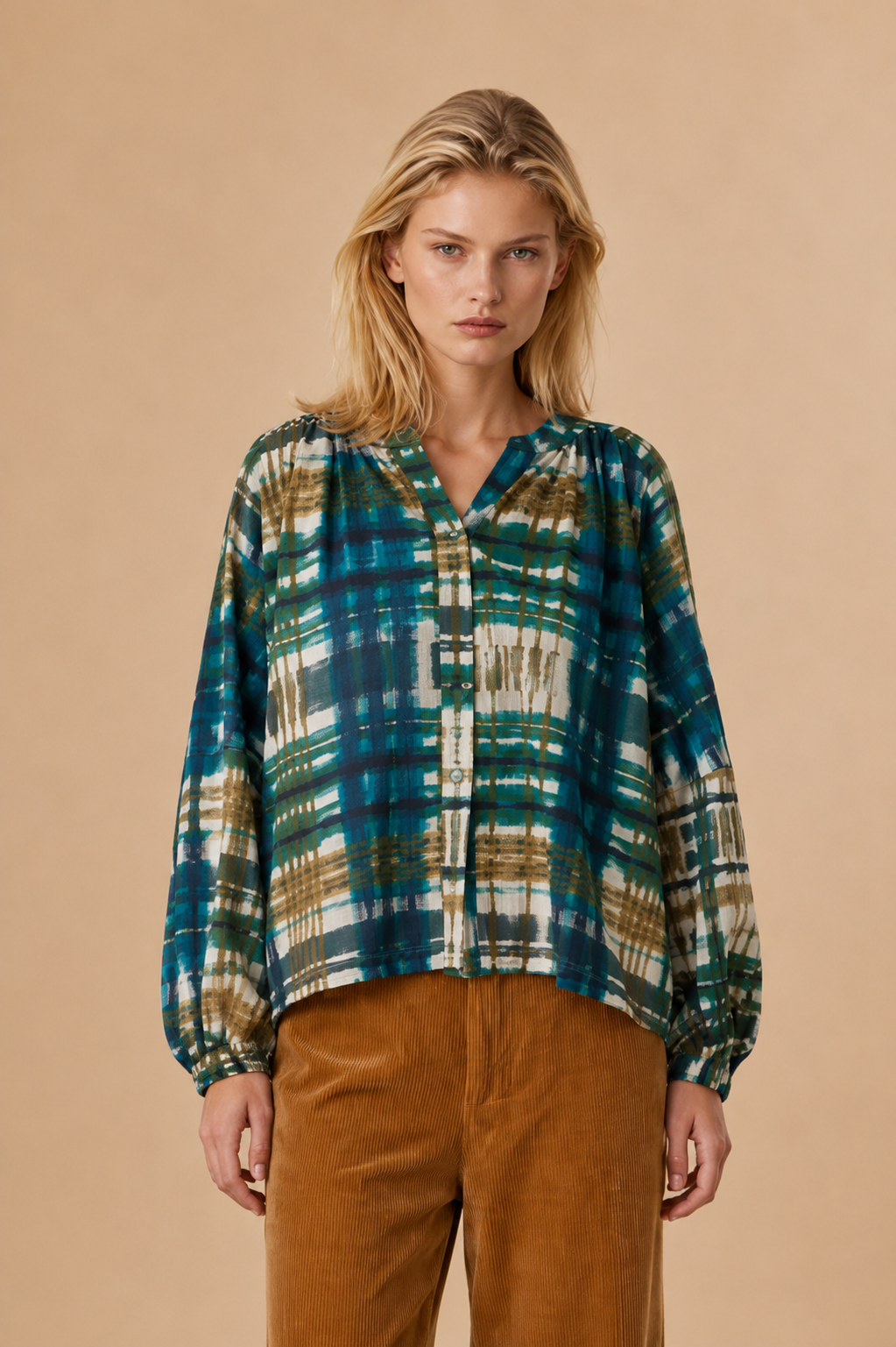 Blouse imprimé graphique Blora - Winter Lake