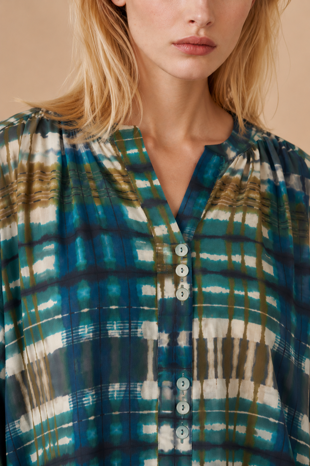 Blouse imprimé graphique Blora - Winter Lake