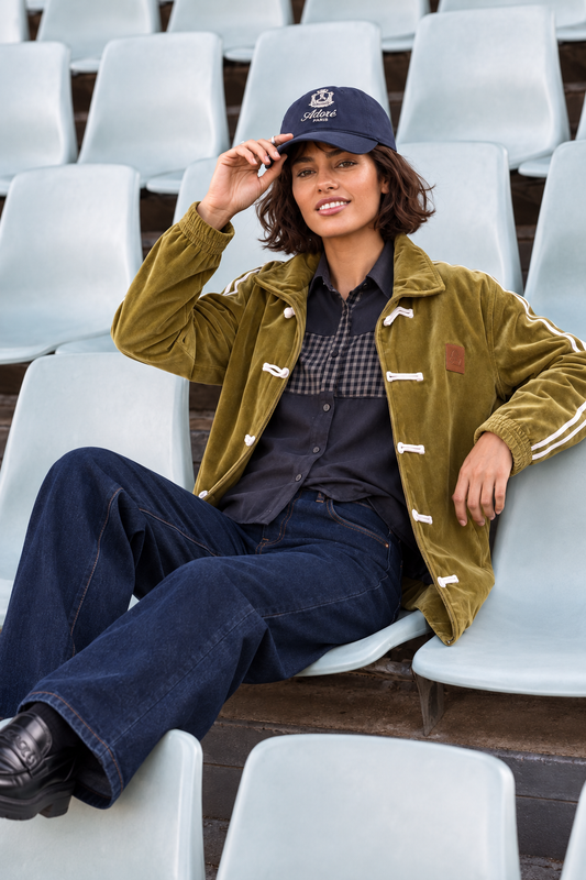 Blouson style université Ayline - Olive