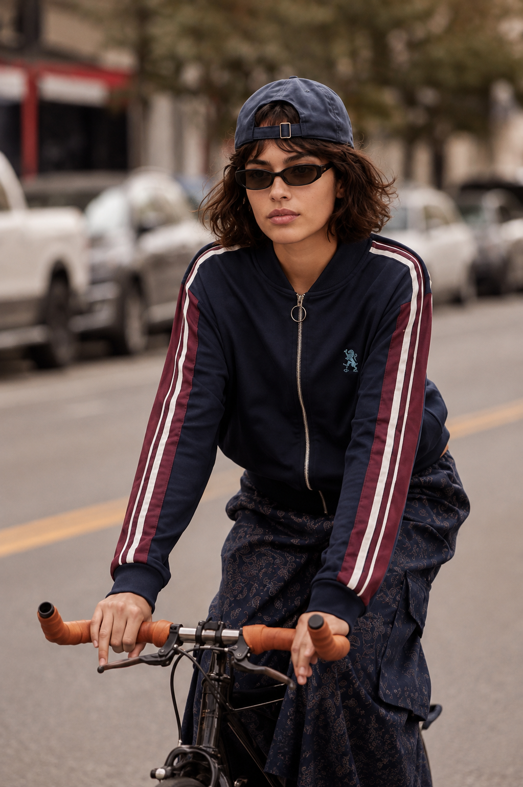 Blouson bomber sport Tiago - Navy
