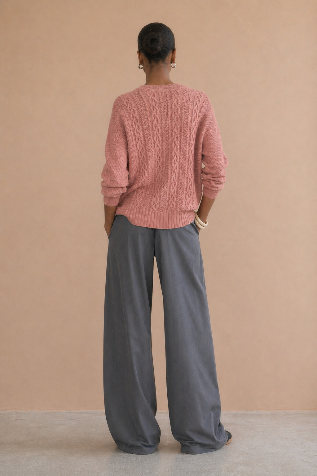 Pull Bruna - Rose poudré