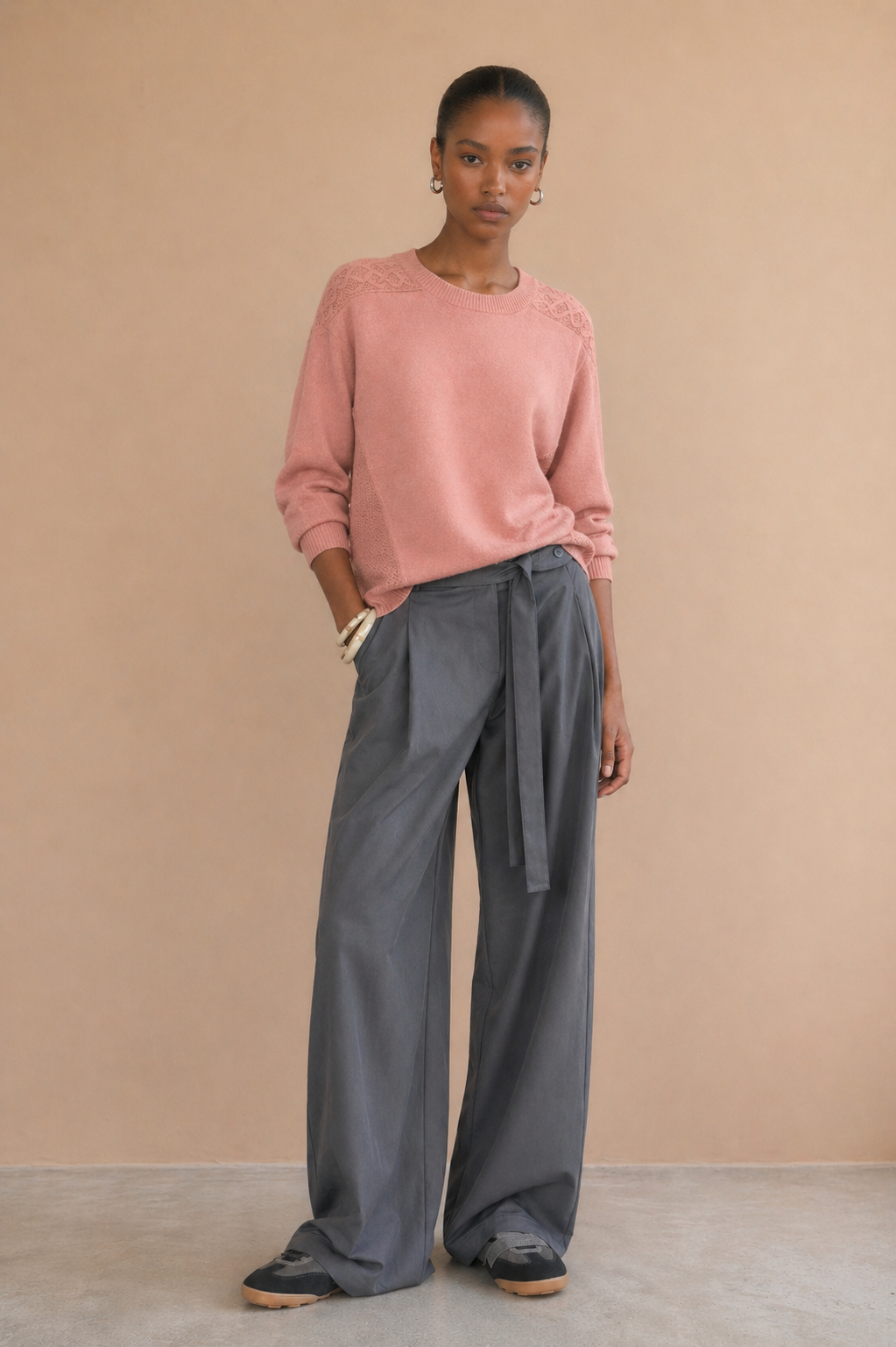 Pull Bruna - Rose poudré