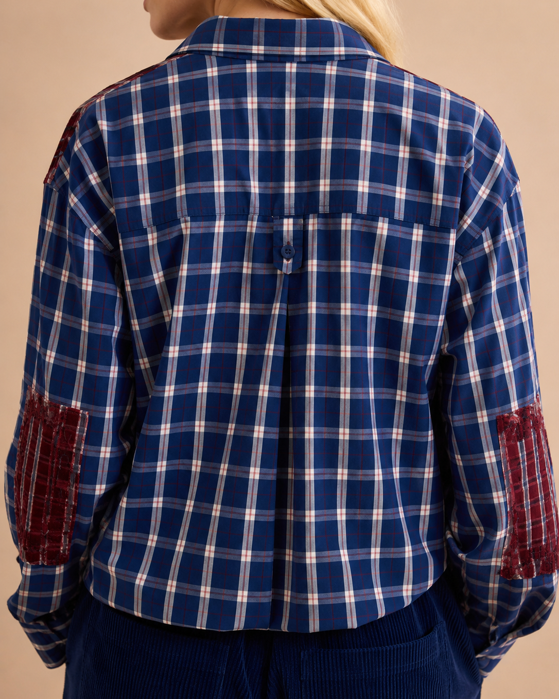 Top Arlo - Carreaux Bleu et Rouge