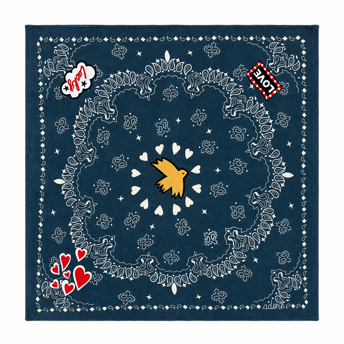 Foulard imprimé bandana Lucky - Uni-Green Flag