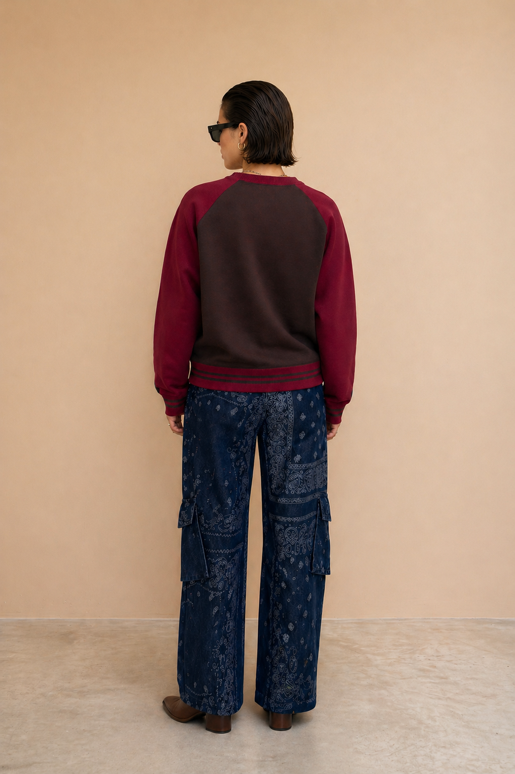Pull Indira - Choco et Bordeaux