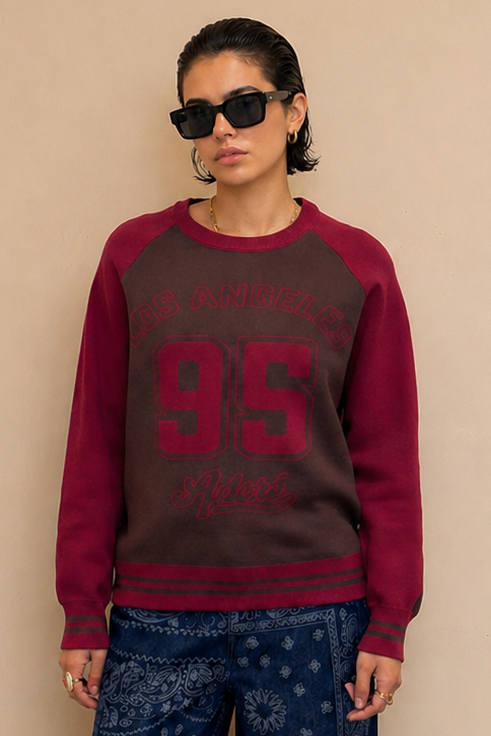 Pull Indira - Choco et Bordeaux