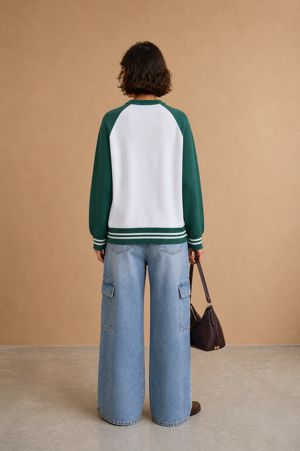 Pull Indira - Ecru et Sapin