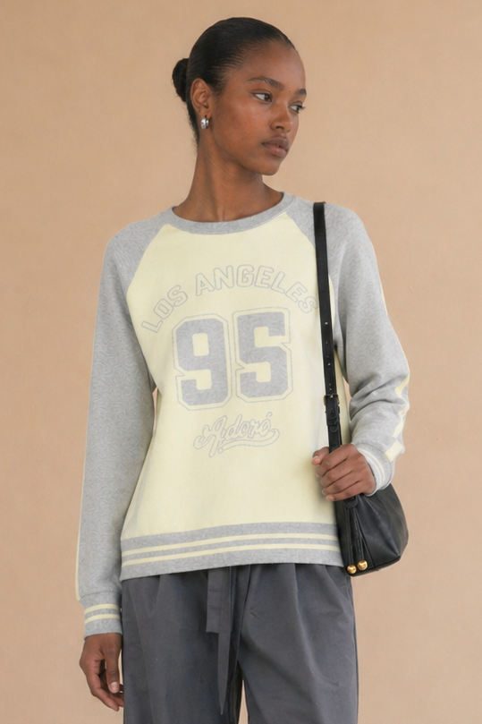 Pull Indira - Gris et Citron