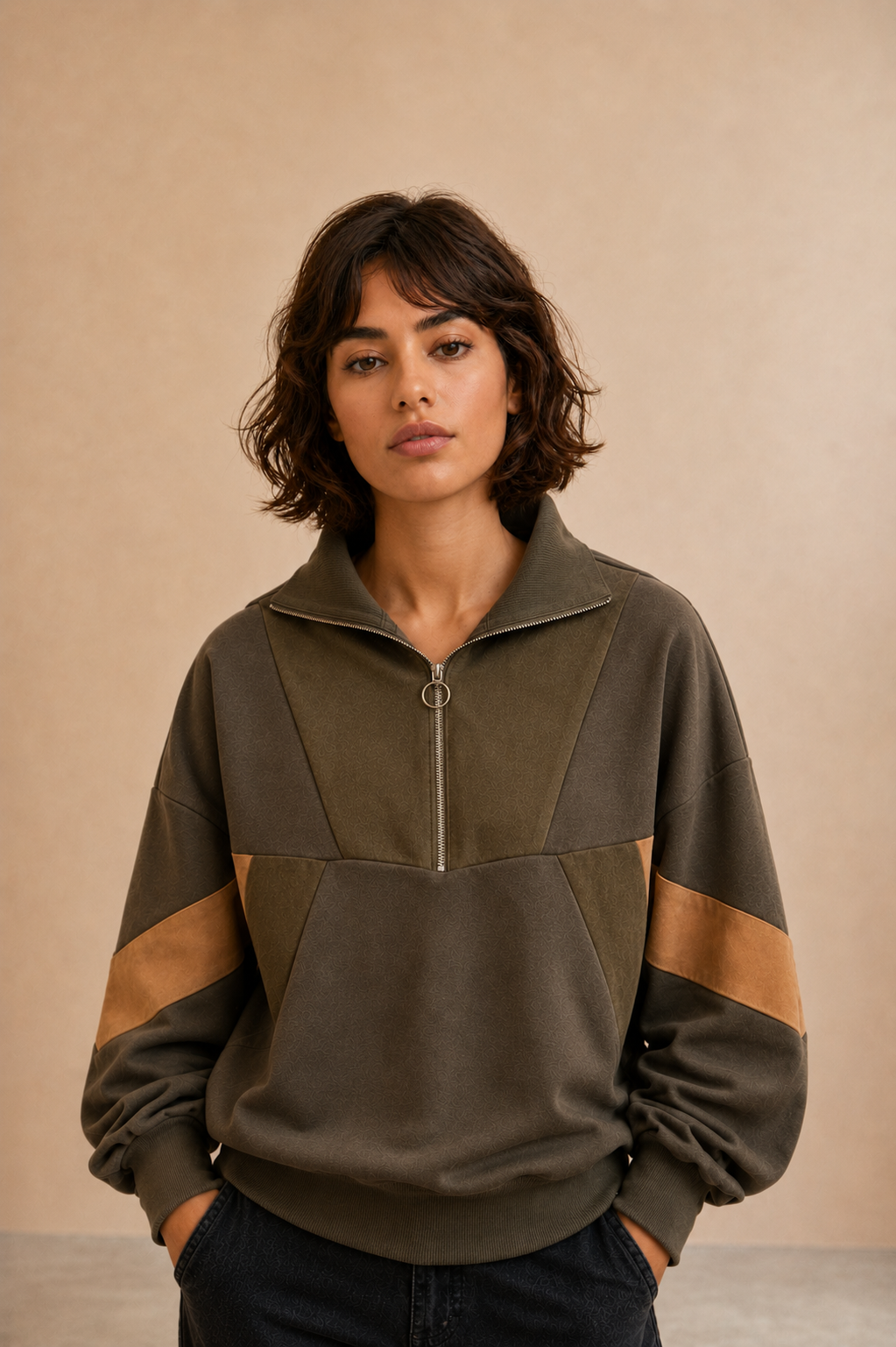 Sweat-Shirt Irene - Kaki