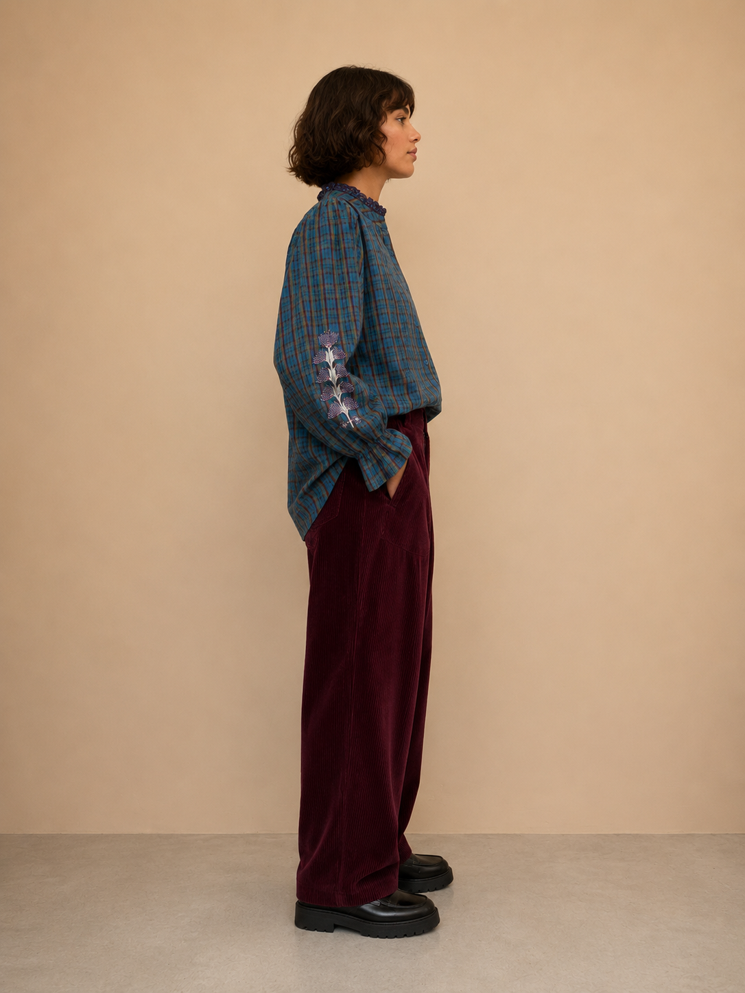 Blouse Kimber - Carreaux Canard