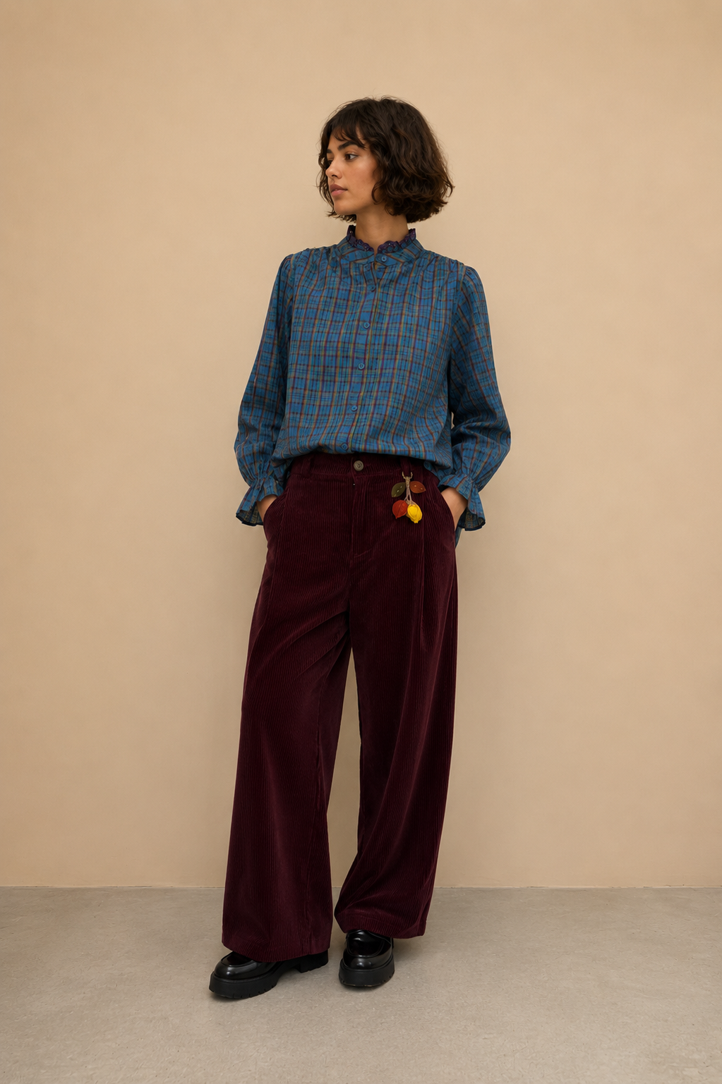 Blouse Kimber - Carreaux Canard