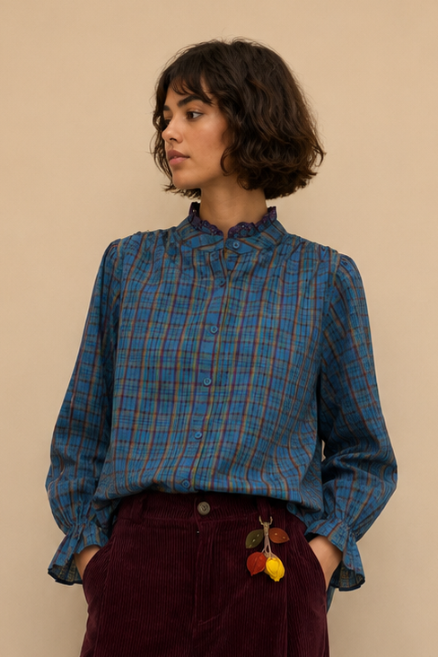 Blouse Kimber - Carreaux Canard
